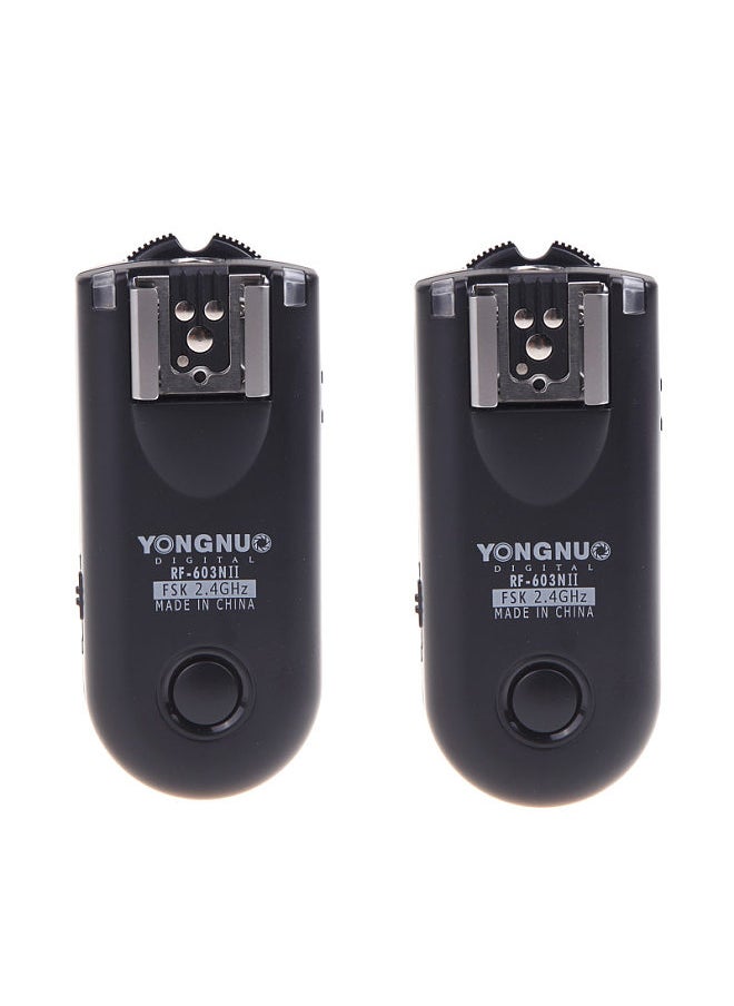 YONGNUO RF-603N II Wireless Remote Flash Trigger N1 for Nikon D800 D700 D300 D200 D3  - Image 1