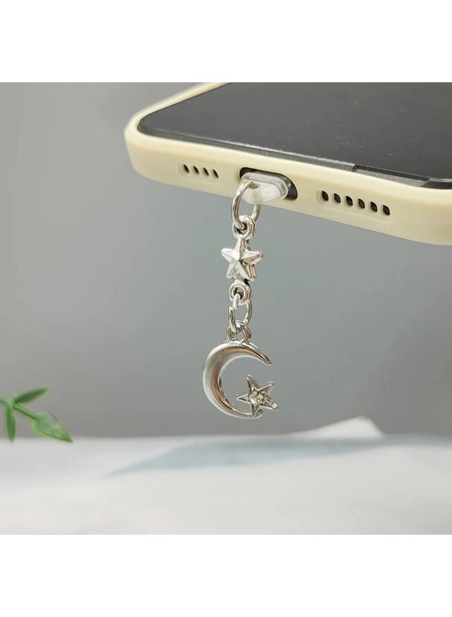 Type C Phone Dust Plug With Little Star And Hollow Star Design Anti Dust Cover - Image 5