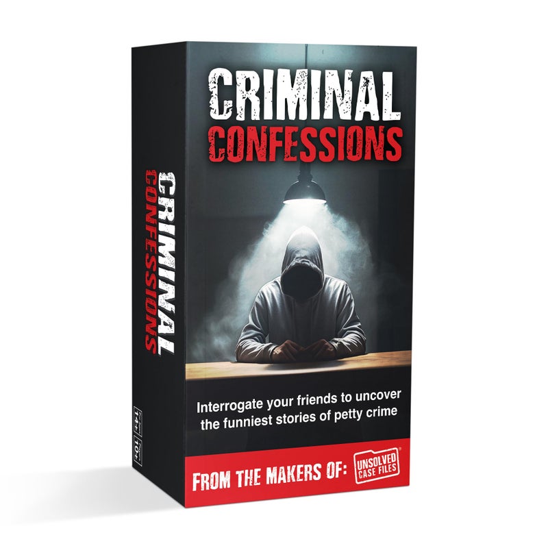 Unsolved Case Files CRIMINAL CONFESSIONS Party Game The Adult Card Game Where You Interrogate Friends to Uncover Surprising Stories of Petty Crime Fun for Parties or Game Night From the Makers of Unsolved Case Files - Image 3