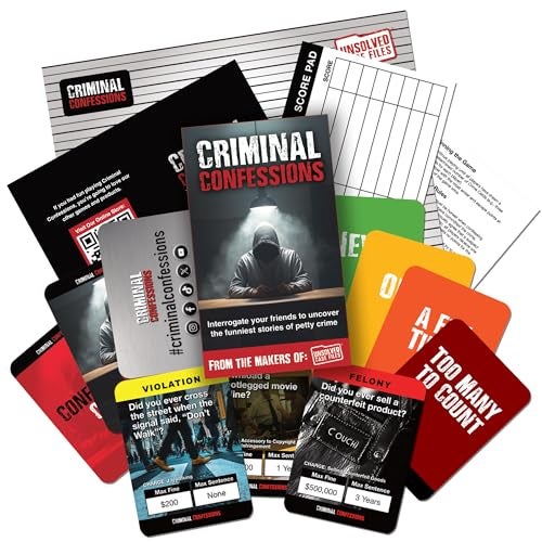 Unsolved Case Files CRIMINAL CONFESSIONS Party Game The Adult Card Game Where You Interrogate Friends to Uncover Surprising Stories of Petty Crime Fun for Parties or Game Night From the Makers of Unsolved Case Files - Image 5