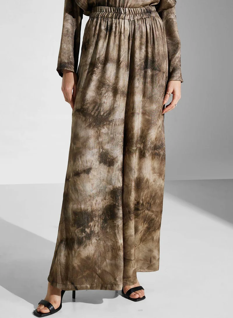 Golden Apple Printed Pants & Shirt Set