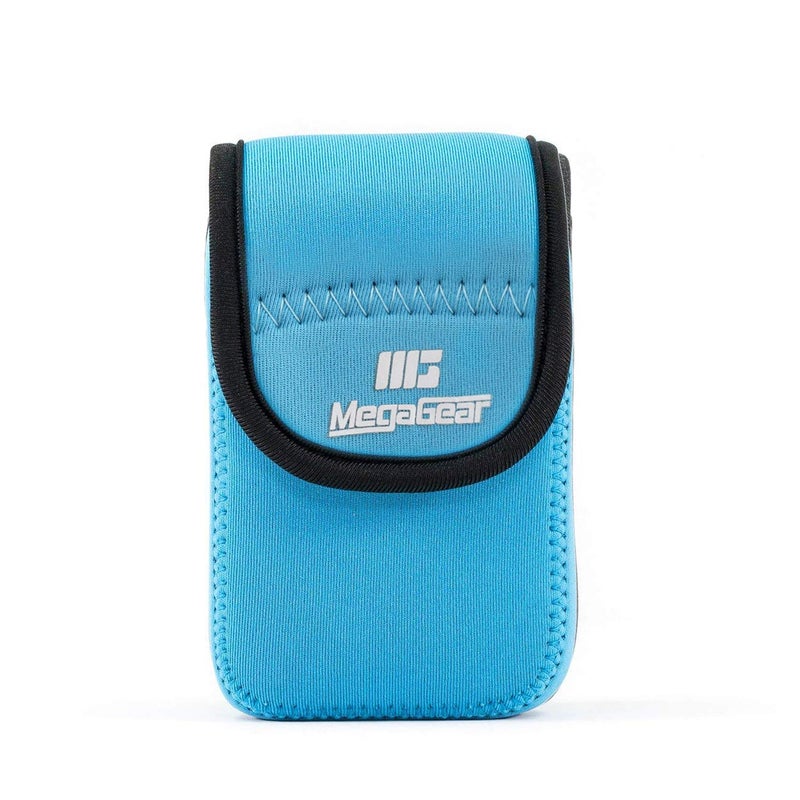 MegaGear Nikon Coolpix S7000, L32 Ultra Light Neoprene Camera Case, with Carabiner - Blue - MG776 - Image 1