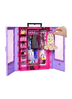 Barbie إكسسوار خزانة الأزياء النهائي، 6 شماعات، من 3 سنوات وما فوق - متنوع  - Image 3