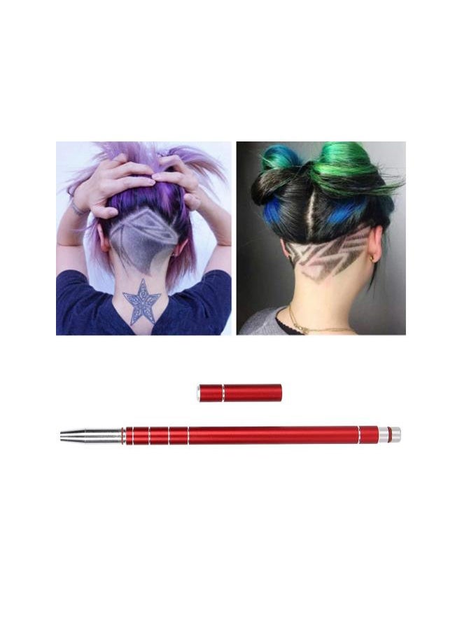 Generic - Hair Razor Pen, Hair Tattoo Razor Pen, Hair Razors Pen, Barber Tools Engraving Shaver Pen Hair Tattoo Pen Stainless Steel Blade Hair Styling Eyebrows Beards Engraving Pen Hair Styling for Salon Home - Image 1