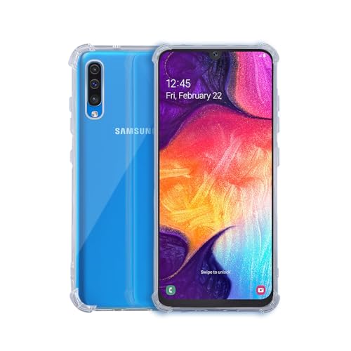 7-Seven 7SEVEN® Back Cover for Samsung Galaxy A50 | A30S Transparent Mobile Back Case Shock Proof Design Camera Edges Protection Crystal Clear Phone Case Silicon Soft TPU and Flexible Bumper Phone Cover - Image 1