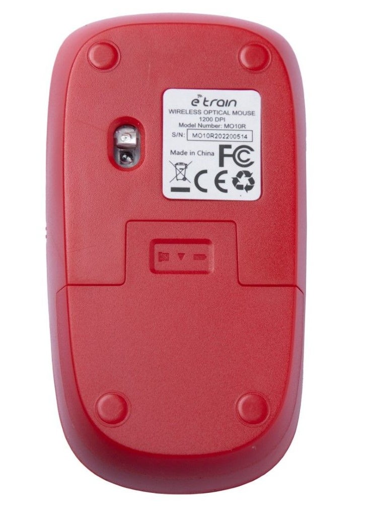 Etrain - WIRELESS OPTICAL MOUSE  ETRAIN MO10 WITH 1200 DPI - Image 1