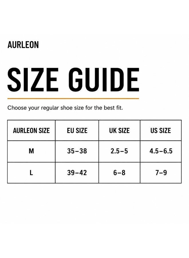 Aurleon 78% Cotton Pilates & Yoga Grip Socks – 1 Pair - Image 4
