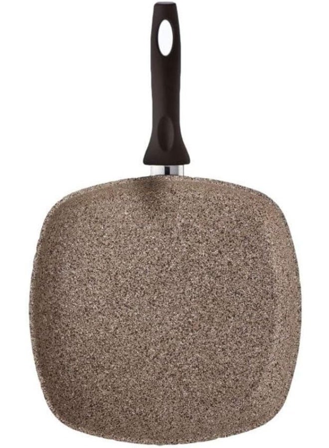 Falez Non-Stick Granite Frying Pan, 28 x 28 cm Size, Creamy - Image 1