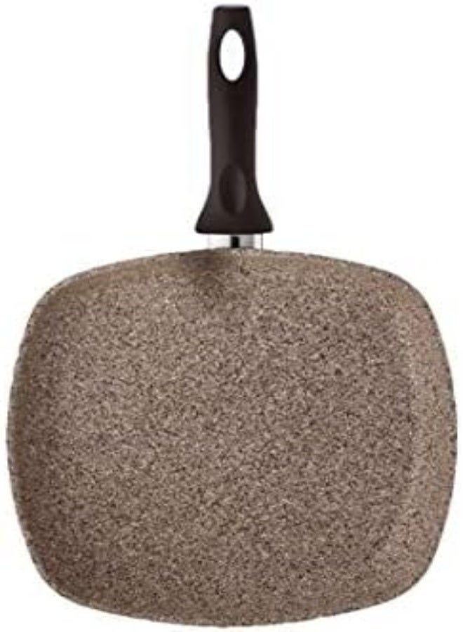 Falez Non-Stick Granite Frying Pan, 28 x 28 cm Size, Creamy - Image 2