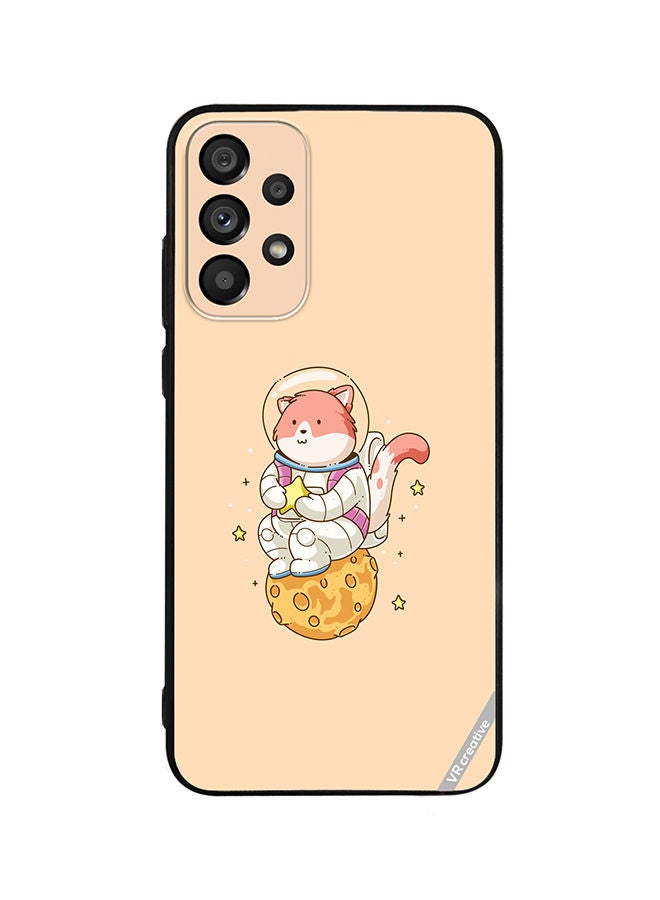 VR CREATIVE Protective Case Cover For Samsung Galaxy A73 5G Astro Cat Design Multicolour - Image 1
