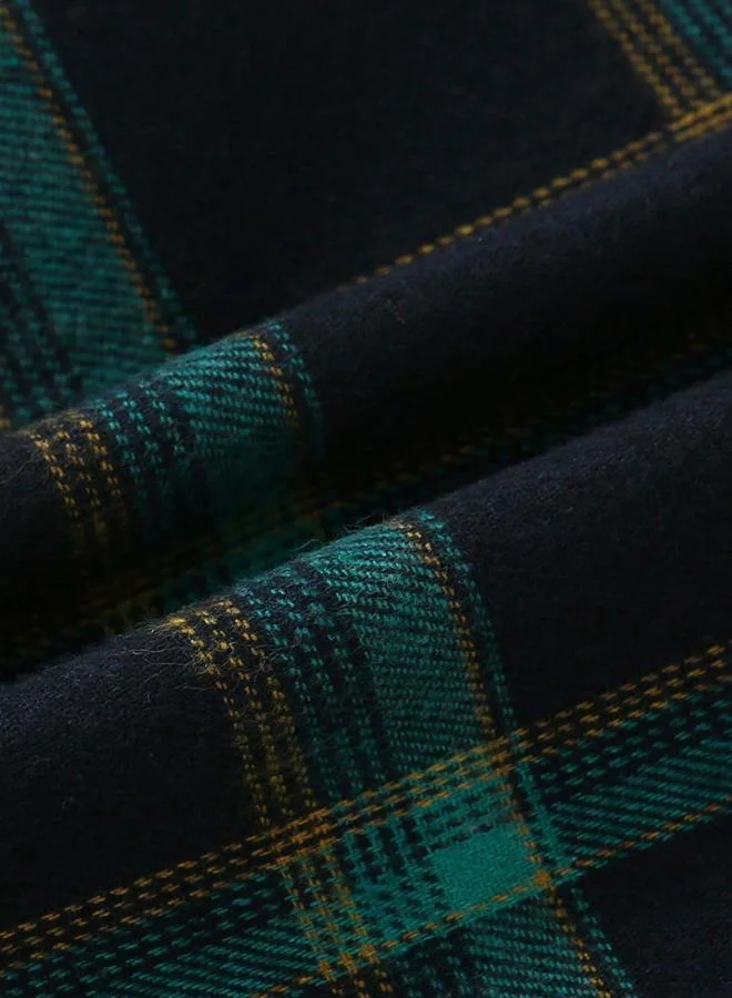 تايك تو قميص بطبعة مربعات وتفاصيل أزرار