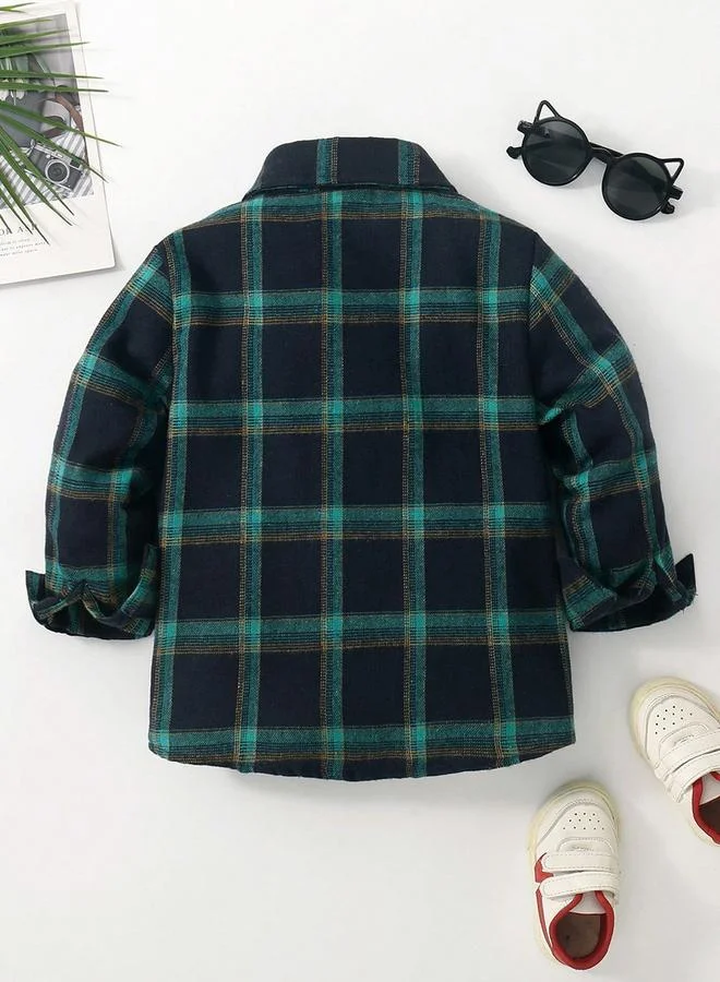 Take Two Take Two Boys Multi Checked Button Front Shirt