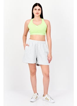 adidas Originals Women Sportswear Fit Outdoor Shorts, Grey  - Image 4