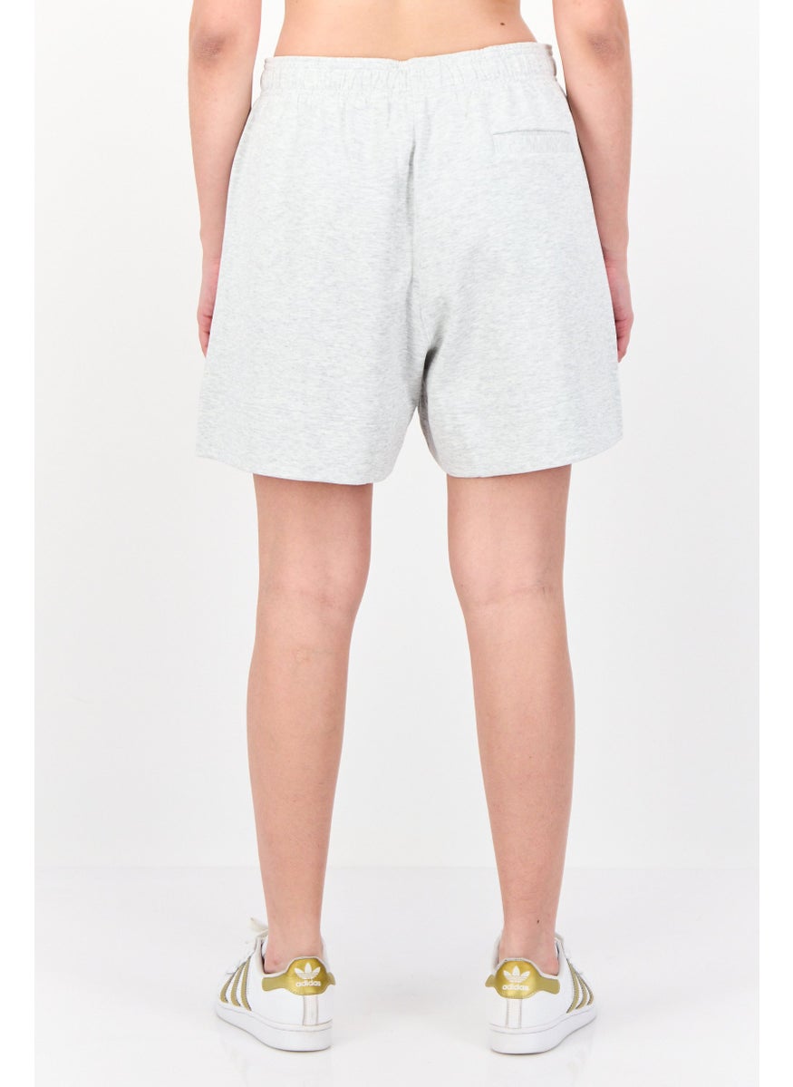 adidas Originals Women Sportswear Fit Outdoor Shorts, Grey  - Image 3