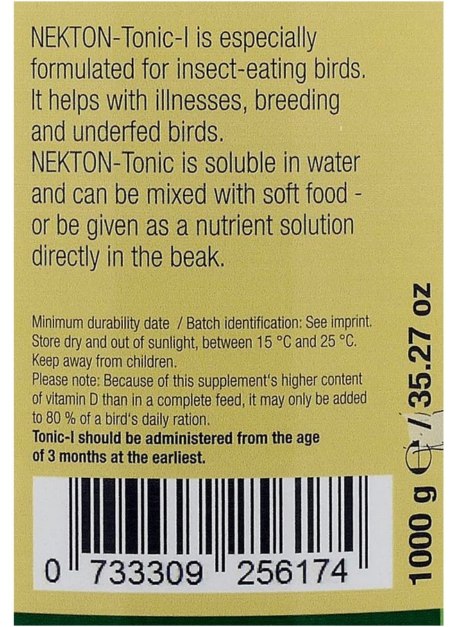 نيكتون-تونيك-1 طعام الطيور آكلة الحشرات 1000 جرام (2.2 رطل) (256800) - pzsku/ZFEF014C6D766BBA14027Z/45/_/1737032146/d3610b6d-85bb-4e9b-9196-e792923591cf