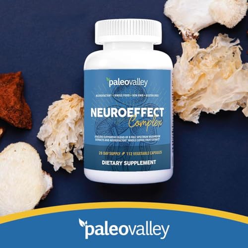 Paleovalley NeuroEffect - Neuro Mushroom Coffee Nutritional Supplement for Focus, Memory, and Energy Support - 28-Day Supply - 8 Full Spectrum Mushroom and Whole Coffee Fruit Extracts - Image 4