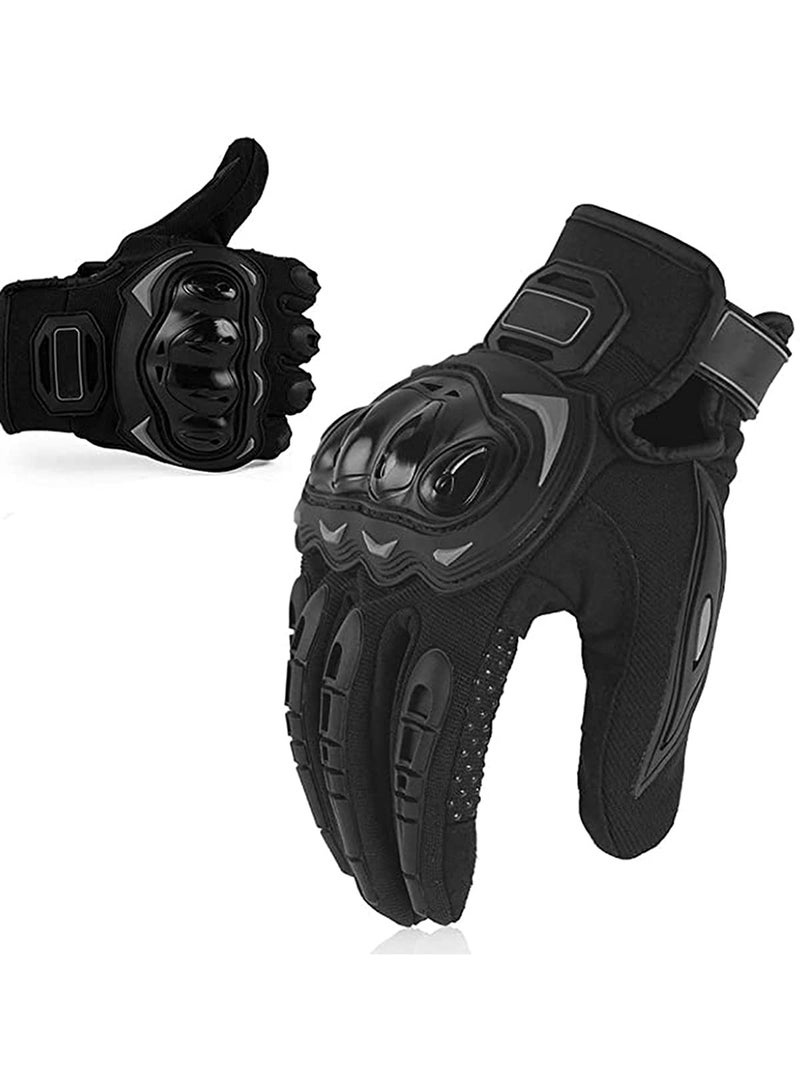 SYOSI Motorbike Gloves Full Protection Perfect Grip and Contro Motorcycle Riding Gloves Hard Knuckle Motorbike Gloves for BMX ATV MTB Riding, Road Racing, Cycling, Bike, Climbing, Motocross - Image 1