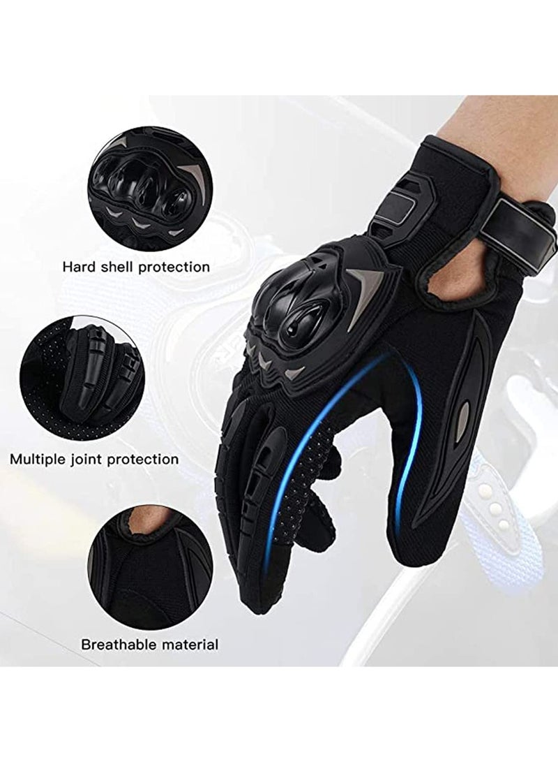 SYOSI Motorbike Gloves Full Protection Perfect Grip and Contro Motorcycle Riding Gloves Hard Knuckle Motorbike Gloves for BMX ATV MTB Riding, Road Racing, Cycling, Bike, Climbing, Motocross - Image 2