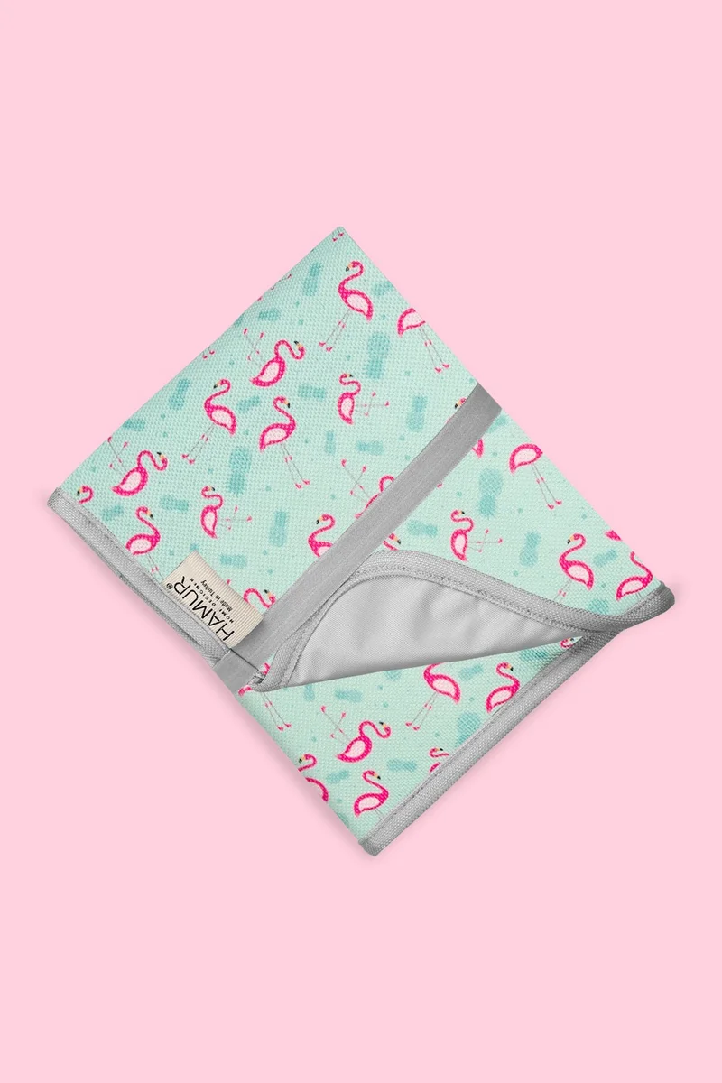 Hamur Dough Baby Diaper Cushion Nursing Pad Cover Flamingo