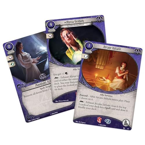 Fantasy Flight Games Arkham Horror The Card Game Where Doom Awaits MYTHOS PACK | Horror Game | Mystery Game| Cooperative Card Game| Ages 14+ | 1-2 Players| Average Playtime 1-2 Hours | Made by Fantasy Flight Games, Green - Image 4