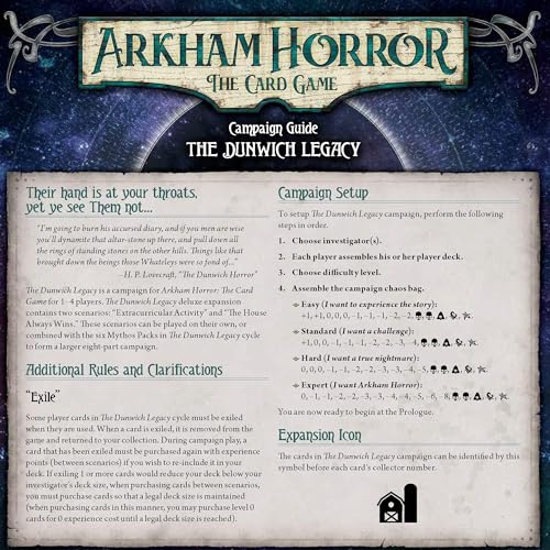 Fantasy Flight Games Arkham Horror The Card Game Where Doom Awaits MYTHOS PACK | Horror Game | Mystery Game| Cooperative Card Game| Ages 14+ | 1-2 Players| Average Playtime 1-2 Hours | Made by Fantasy Flight Games, Green - Image 5