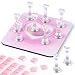 ANGNYA Nail Stand for Press Ons Fake Nail Holder for Painting Nails Super Magnetic Base for Painting Display Holder with Reusable Mounting Tapes for Home DIY Salon Supplies - Image 2