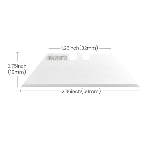OKNIFE Premium Ceramic Utility Knife Blades, 10-Pack - Zirconium Oxide Flat Brushing Polishing Blade Compatible with Otacle U1,U1 Pro & U1 Ultra, Fits Most Utility Knives (White) - Image 4
