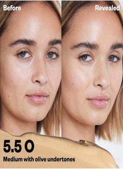 Kosas Kosas Revealer Super Creamy & Brightening Concealer with Caffeine & Hyaluronic Acid, Tone 5.5 O - Medium With Olive Undertones 5g - Medium to Full Coverage  - Image 2