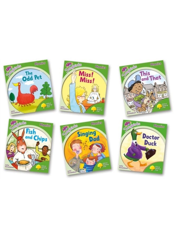 Oxford Reading Tree Songbirds Phonics Level 2 Mixed Pack of 6 - Paperback