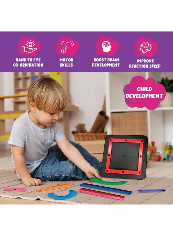 ToyMagic ToyMagic Kid DIY Plug N Learn|Alphabet,Number&Shapes Construction|Stage Based Learning|Improves Vocabulary|Educational &Creativety|Pre School Toy,Birthday Gift for 3+|Made in India,Multicolor  - Image 4