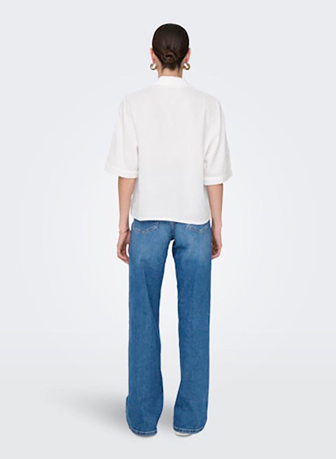 ONLY ONLY Womens Thyra Shortsleeve Shirt Woven  - Image 5