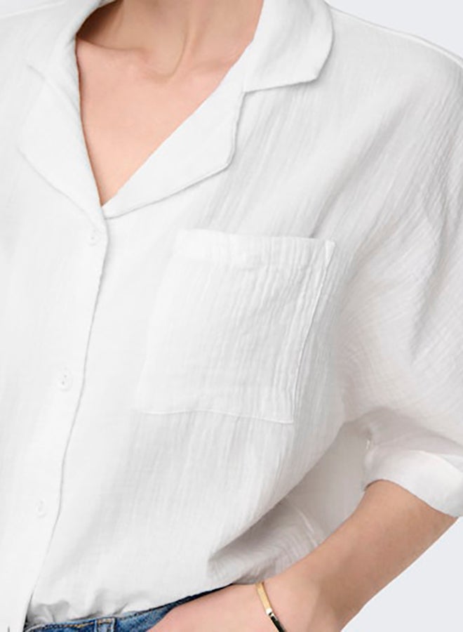 ONLY ONLY Womens Thyra Shortsleeve Shirt Woven  - Image 4