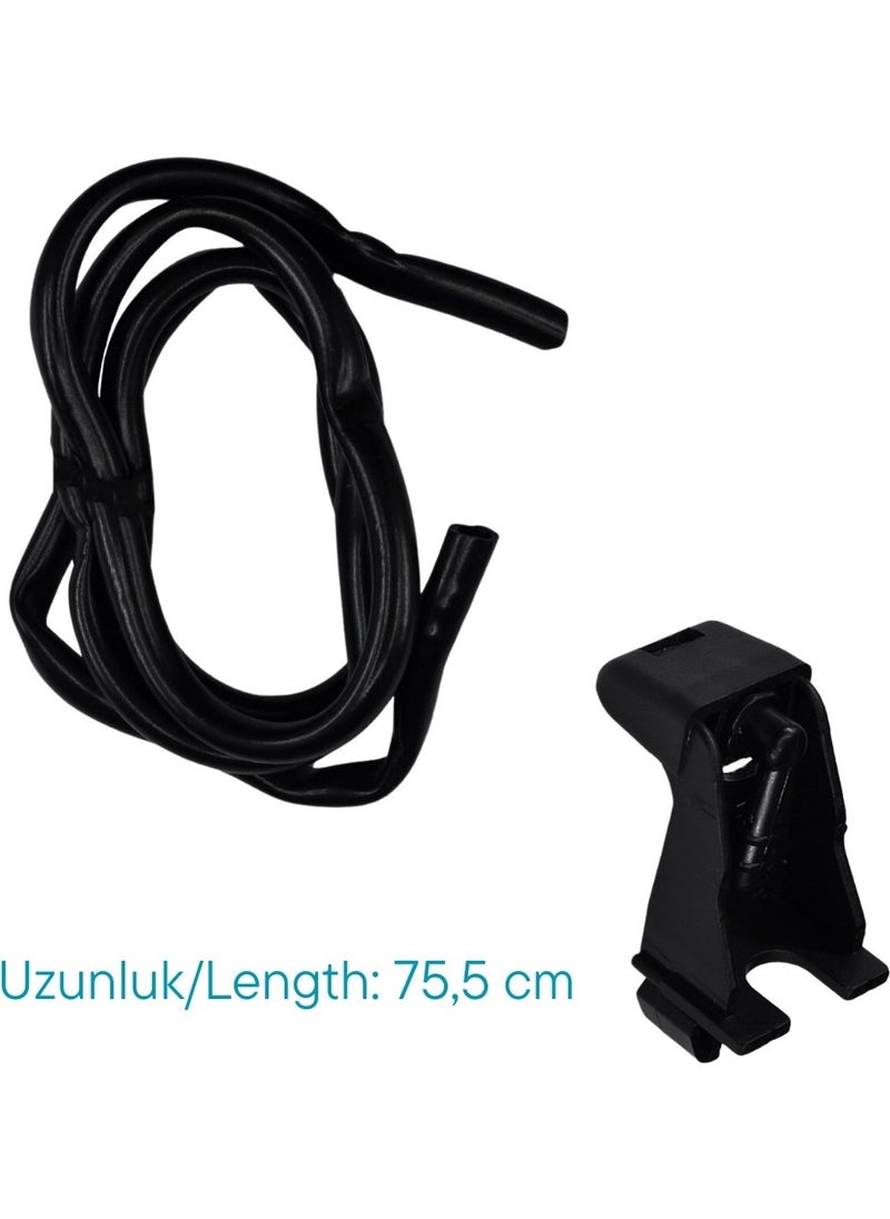 Alpha Auto Part - Water Sprinkler Nozzle with Hose for Fiat Linea - Set - Image 1