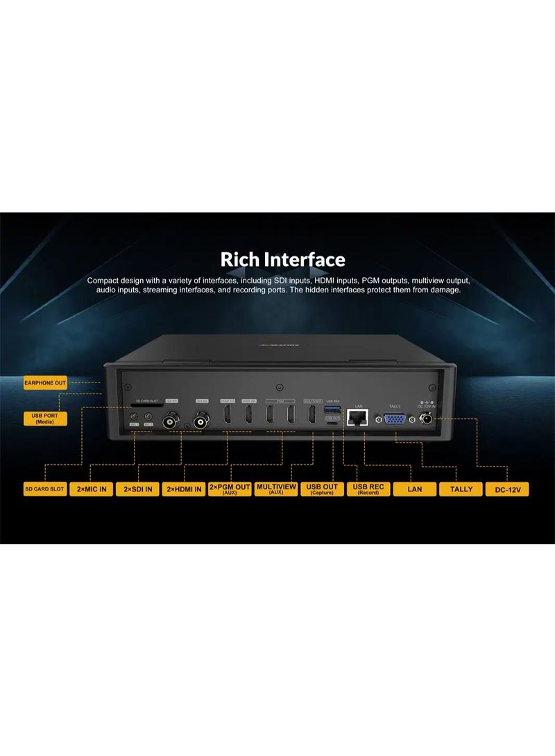 AVMATRIX Shark S4 Plus 4-CH SDI/HDMI Video SWITCHER - Image 4