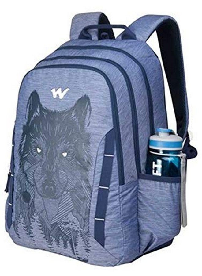 Wildcraft Nylon Casual Standard Backpack (11629-Wolf_Blu), 44 Litre, Blue - Image 2