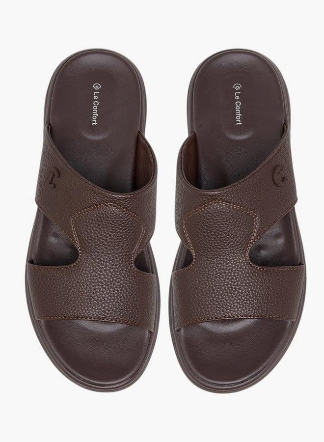 لو كونفورت صنادل رجالي مريحة سليب أون بتفاصيل مقصوصة - Image 3