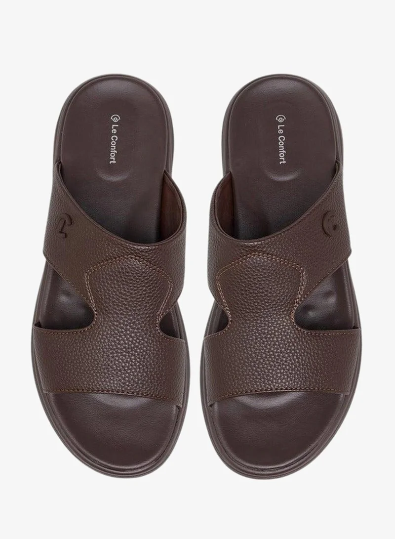 Le Confort Men Cutout Detail Slip-On Comfort Sandals