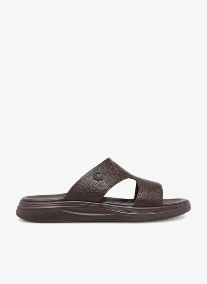 Le Confort BROWN Men Cutout Detail Slip-On Comfort Sandals for Men | Best Price UAE