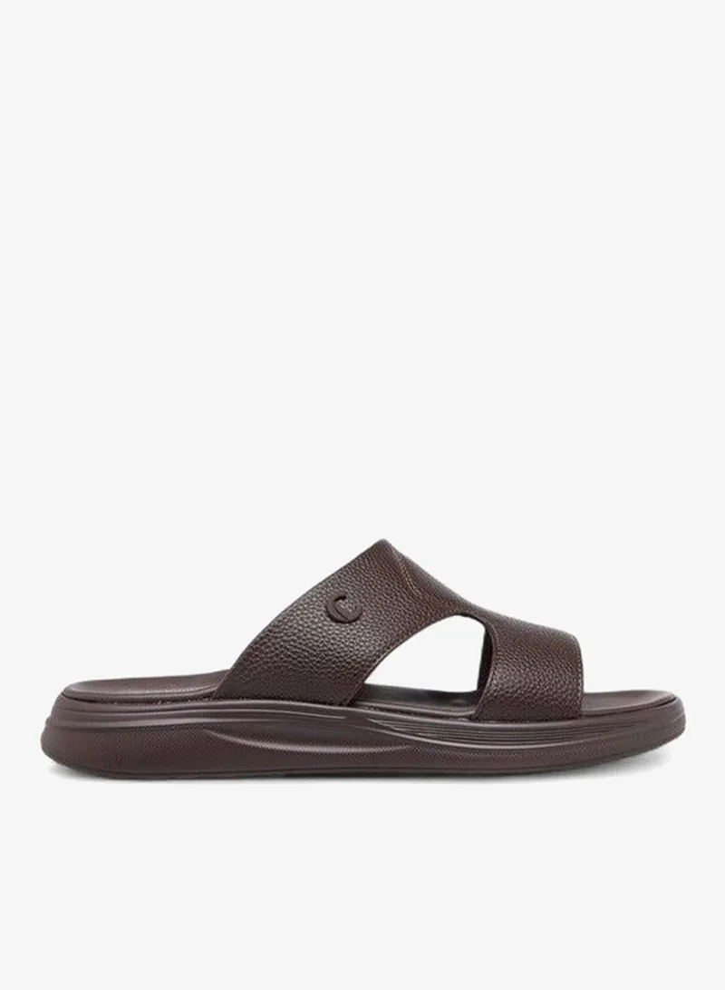 Le Confort Men Cutout Detail Slip-On Comfort Sandals