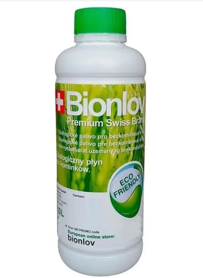 Bionlov Eco Friendly Ethanol For Bio Fireplaces 1 L 