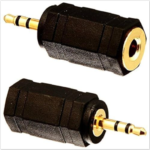 CESS 3.5mm Stereo Jack to 2.5mm Stereo Plug Earphone Adapter - 2.5mm Stereo Male to 3.5mm Stereo Female (2 Pack) - Image 5