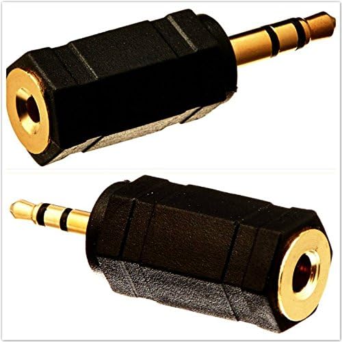 CESS 3.5mm Stereo Jack to 2.5mm Stereo Plug Earphone Adapter - 2.5mm Stereo Male to 3.5mm Stereo Female (2 Pack) - Image 2