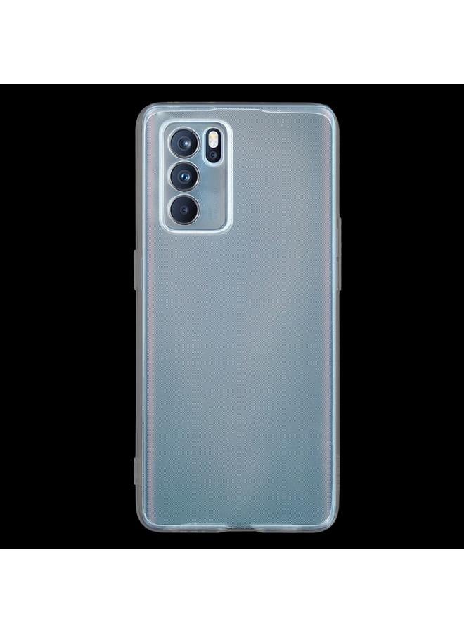 اس-توب جراب لهاتف OPPO Reno6 Pro 5G، جراب واقٍ ناعم شفاف فائق النحافة مصنوع من مادة TPU بسمك 0.75 مم - Image 2