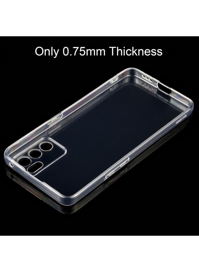 اس-توب جراب لهاتف OPPO Reno6 Pro 5G، جراب واقٍ ناعم شفاف فائق النحافة مصنوع من مادة TPU بسمك 0.75 مم - Image 5