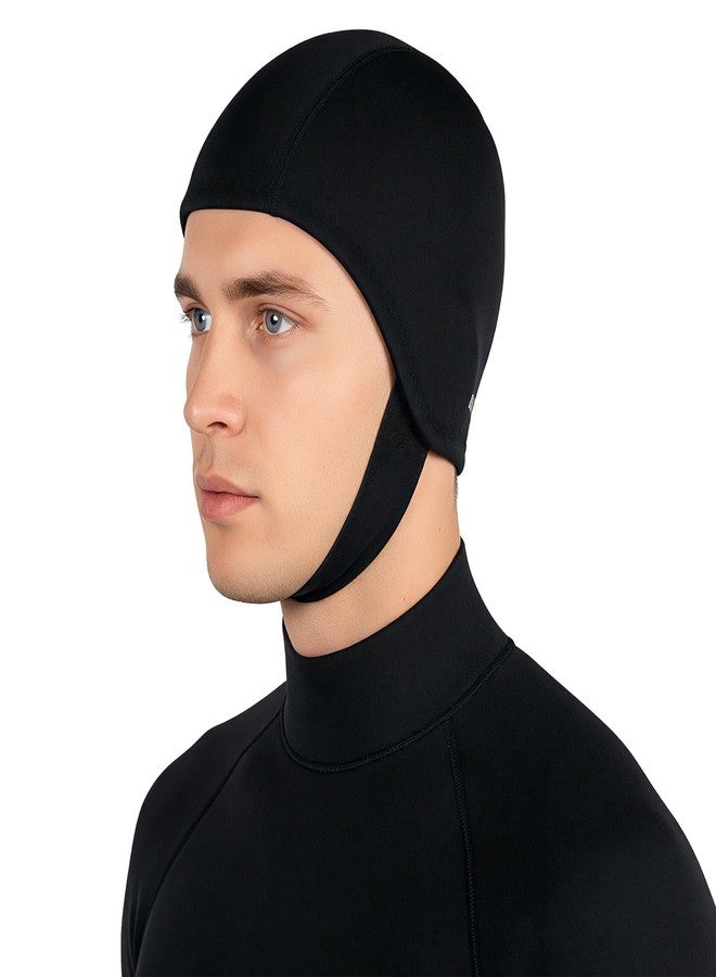 Dizokizo Neoprene Diving Hood for Men Women, Thermal Wetsuit Hood Swim Cap with Chin Straps, 3mm Diving Headgear Surfing Head Cover for Water Sports Scuba Snorkeling Kayaking Sailing (XL) - Image 1