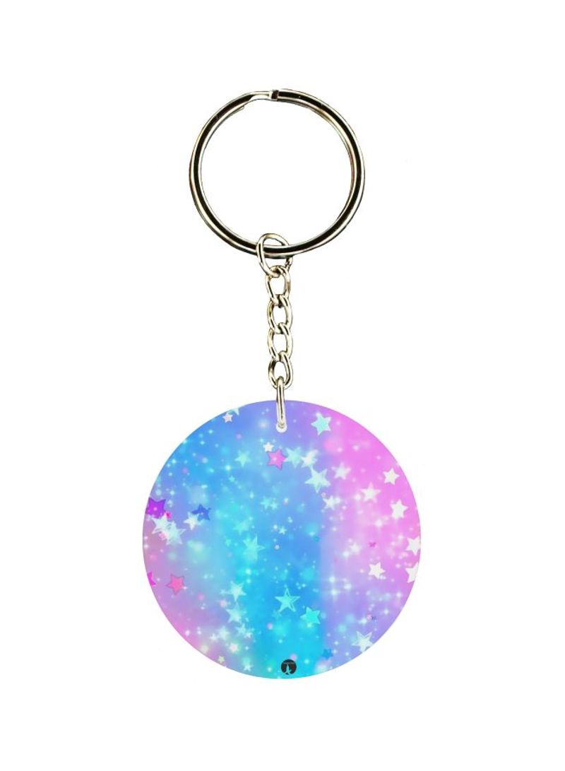 RKN Stars Printed Keychain