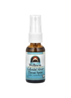 Source Naturals Source Naturals, Wellness, Colloidal Silver™ Throat Spray, 30 PPM, 1 fl oz (29.57 ml)  - Image 1