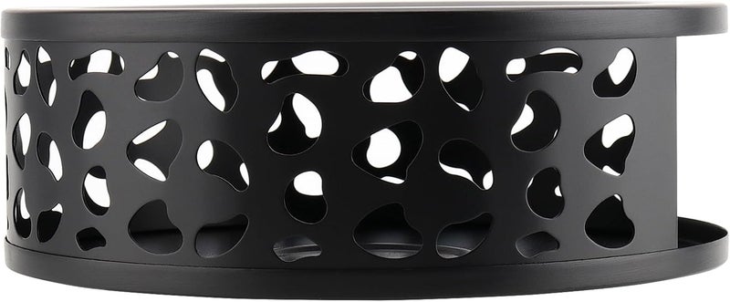 HOIGON 3 PCS Teapot Warmer, Stainless Steel Brushed Tea Pot Warmer Base with Tealight Candle Holder, Black - Image 5