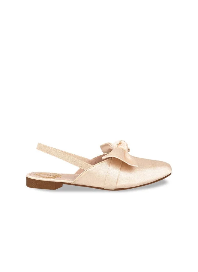Shoetopia Shoetopia Women’s  Flat Sandals – Stylish Slingback Slip-On Bally with Bow Design, Comfortable Casual & Party Footwear