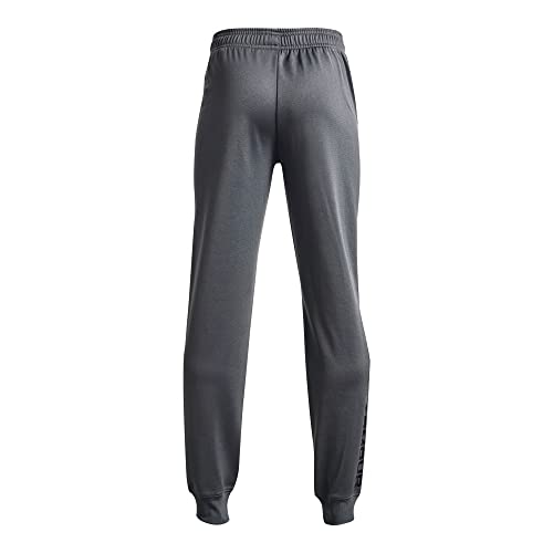 Under Armour Boys Brawler 2.0 Tapered Pants , Pitch Gray (012)/White , Medium - Image 2